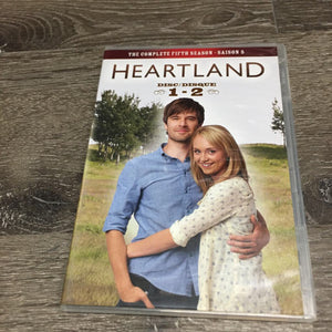 Heartland Complete Fifth Season DVD Set, 3 Plastic Cases *gc, mnr scratches & dust, torn edges