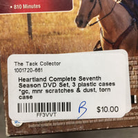 Heartland Complete Seventh Season DVD Set, 3 plastic cases *gc, mnr scratches & dust, torn case