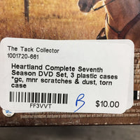 Heartland Complete Seventh Season DVD Set, 3 plastic cases *gc, mnr scratches & dust, torn case
