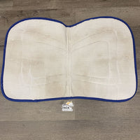 Waffle Jump Saddle Pad, 1x piping *gc, clean, mnr stains, hair, mnr faded binding
