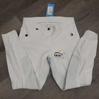 Full Seat Breeches *gc, clean, stains, curled inner seams, older, seat & legs: rubs, pills & stains
