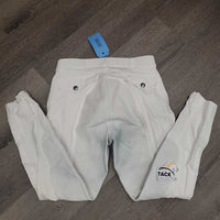 Full Seat Breeches *gc, clean, stains, curled inner seams, older, seat & legs: rubs, pills & stains
