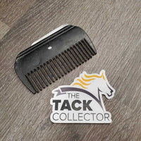 Plastic Mane Comb *clean, faded, scrapes, dirty/stained edges
