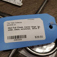 Med Full Cheek, Center Hinge *gc, older, clean, scratches
