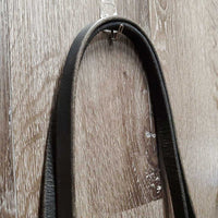 Rsd Padded Crossunder Bitless Bridle, Pr Flat Reins *gc, film, dirt, stiff, clean, dry, rubs, faded, creases
