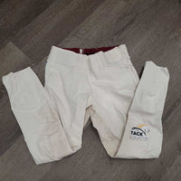 Side Zip Breeches *gc, older, stains, hairy velcro, seam puckers, shrunk?
