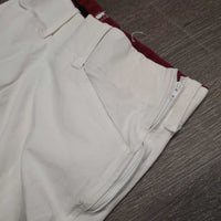 Side Zip Breeches *gc, older, stains, hairy velcro, seam puckers, shrunk?
