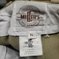 Side Zip Breeches *gc, threads, older, hairy velcro
