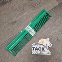Plastic Mane Comb *fair, broken & bent teeth, dirt, residue, marker
