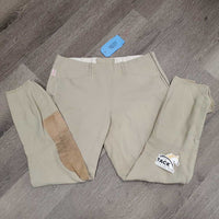 Hvy Breeches, Side Zip *older, v.pilly inside, hairy velcro, pills, stained seat & legs, fair
