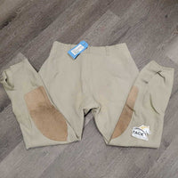 Hvy Breeches, Side Zip *older, v.pilly inside, hairy velcro, pills, stained seat & legs, fair
