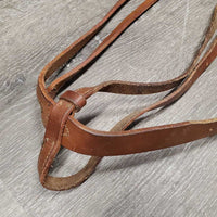 Flat Running Martingale *fair, older, xholes, no keeper, dirty, stiff, dry
