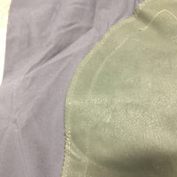 Breeches *gc, pilly, UNDONE knee stitching, small holes, snags & threads, seam puckers, older, stained seat & legs
