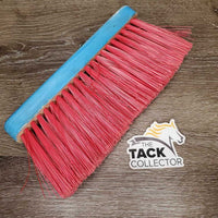 Broom Head ONLY, long bristles *gc, for screw in handle *NO handle*, mnr frays, clean, rubs
