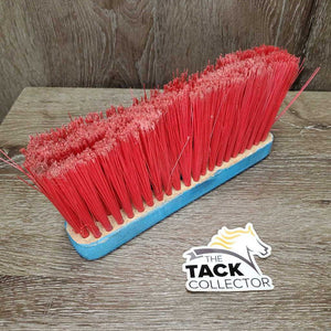 Broom Head ONLY, long bristles *gc, for screw in handle *NO handle*, mnr frays, clean, rubs
