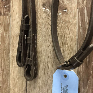 Rsd Padded Monocrown Bridle, Pr Braided Reins *vgc, clean, broken & tight keepers, mnr dirty edges, creases, scraped edges