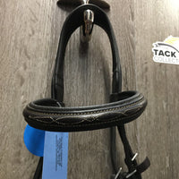 Rsd Padded Monocrown Bridle, Pr Braided Reins *vgc, clean, broken & tight keepers, mnr dirty edges, creases, scraped edges
