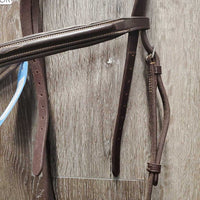 Rsd/FS Padded Monocrown Piece & Browband ONLY *xc, mnr film & dirt, tight keeper, CRACK
