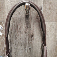 Rsd/FS Padded Monocrown Piece & Browband ONLY *xc, mnr film & dirt, tight keeper, CRACK
