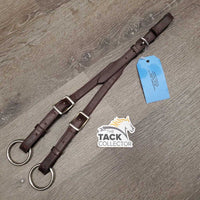 Soft Adjustable Flat Running Martingale Attachment *vgc, clean, older, rubs, stain, mnr scraped edges & dents
