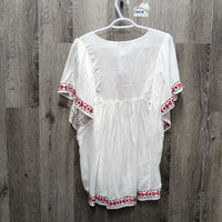 Loose Cotton Western Shirt, tassels *like new
