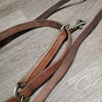 Thick Western Running Martingale, snap *v.stiff, v.twisted, bent, dirt, discolored, gc, film?mold, xhole
