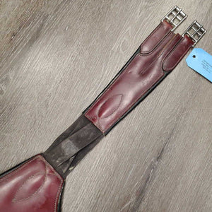 Lg Belly Girth, 2x side els, center strap & D Ring *gc, older, dirty, scratches, rubs1