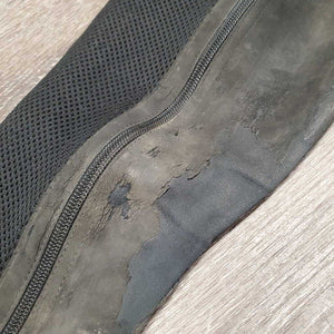 Pr Mesh & Synthetic Half Chaps *fair, v.faded, v.dirty, v.peeled, stretched elastic