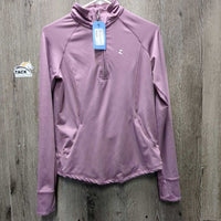 LS Shirt, front pocket, 1/3rd Zip up *vgc
