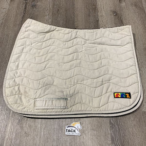 Quilt Dressage Saddle Pad *gc, dirt, stained, hair, dingy