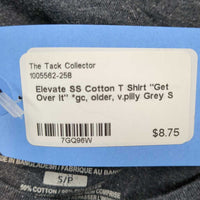 SS Cotton T Shirt "Get Over It" *gc, older, v.pilly
