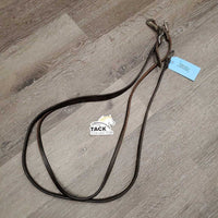 Leather Western Running Martingale *gc, dirt, scratches, crackles, uneven fork width, oxidized
