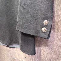 Dressage Show Jacket *gc, older, linty, pilly, mnr stainy, hair
