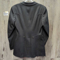 Dressage Show Jacket *gc, older, linty, pilly, mnr stainy, hair
