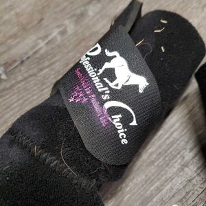 Pr Neoprene Knee Boots, velcro, bag *vgc, marker?stain, clean, hairy, hay