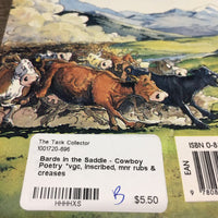 Bards in the Saddle - Cowboy Poetry *vgc, inscribed, mnr rubs & creases