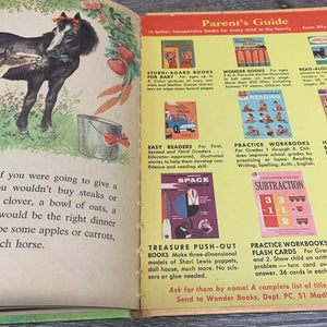 The Wonder Book of Horses by Cynthia Koehler *bent edges, residue, inscribed, faded, yellowed pages, gc, pencil "corrections"