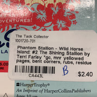 Phantom Stallion - Wild Horse Island: #2 The Shining Stallion by Terri Farley *gc, mnr yellowed pages, bent corners, rubs, residue
