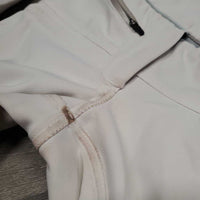 Euroseat Breeches *gc, dingy, v.discolored/stained seat & legs, stains