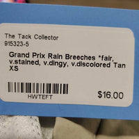 Rain Breeches *fair, v.stained, v.dingy, v.discolored
