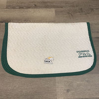 Quilt Baby Saddle Pad "Equi Products" *gc, clean, older, stains, puckered, mnr dingy
