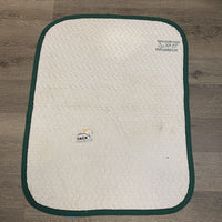 Quilt Baby Saddle Pad "Equi Products" *gc, clean, older, stains, puckered, mnr dingy
