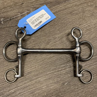 SS thin Mullen Mouth Pelham *N0 chain, clean, scratches, stains, rubs
