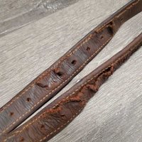 Pr Soft Nylon Lined Stirrup Leathers *gc, TORN, v.rubbed & undone seams, stains, dents, threads