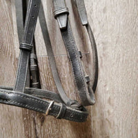 Rsd Thick Bridle *gc, dirty, faded, v.stiff, v.tight keepers
