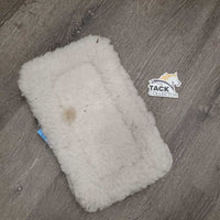 Fleece Surcingle Pad *gc, stained, hair, shavings, clumpy
