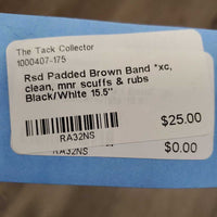 Rsd Padded Brown Band *xc, clean, mnr scuffs & rubs
