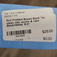 Rsd Padded Brown Band *xc, clean, mnr scuffs & rubs