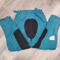 Full Seat Fleece Lined Winter Riding Pants *gc, older, v hairy, dirt
