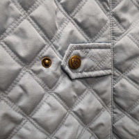 Light Quilt Vest, Zipper *vgc, clean, older, puckers, v.mnr threads
